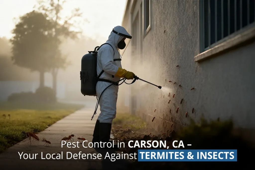 Pest Control in Carson, CA – Your Local Defense Against Termites & Insects