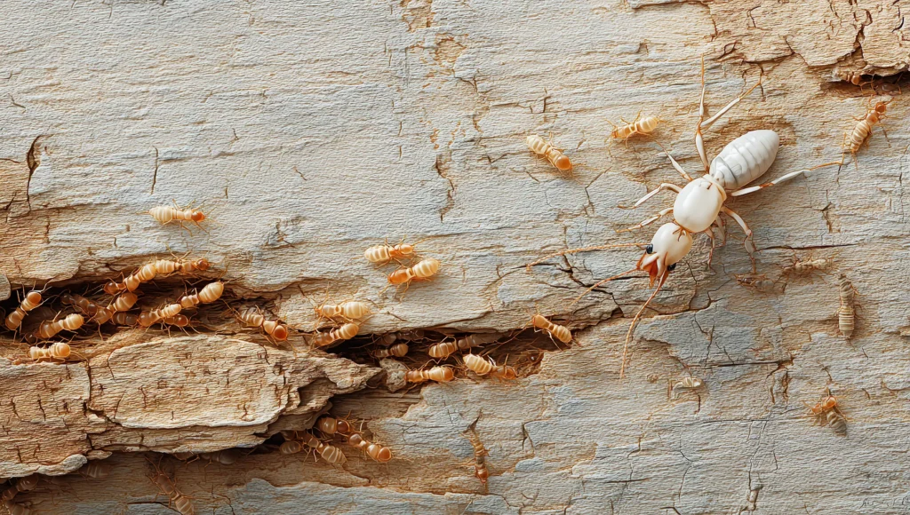 Termites and ants commonly found in Orange County homes