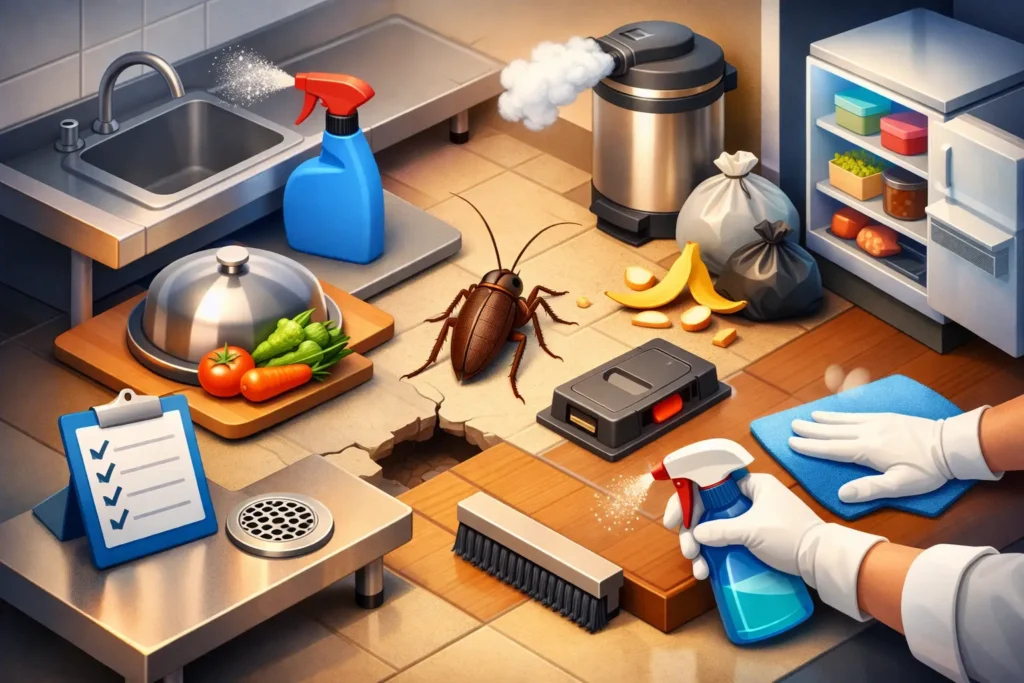 10 Restaurant Roach Prevention Examples