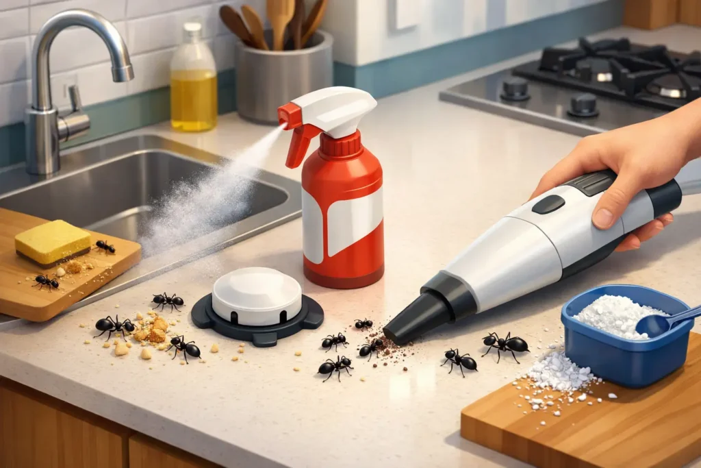How to Get Rid of Ants in Kitchen Fast