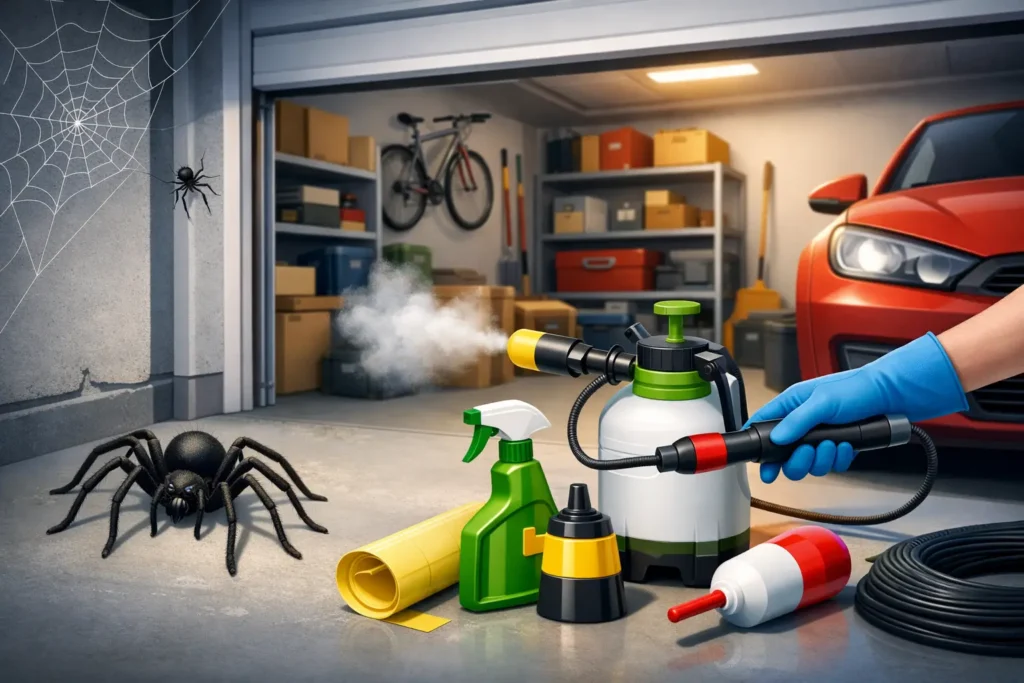 How to Get Rid of Spiders in Garage