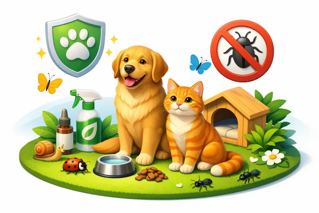 Safe Pest Control for Dogs and Cats