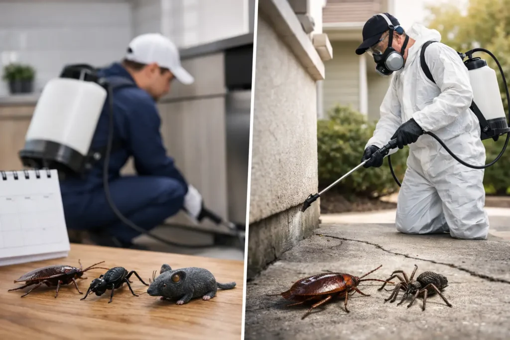 Monthly Pest Control Versus One-Time Treatment