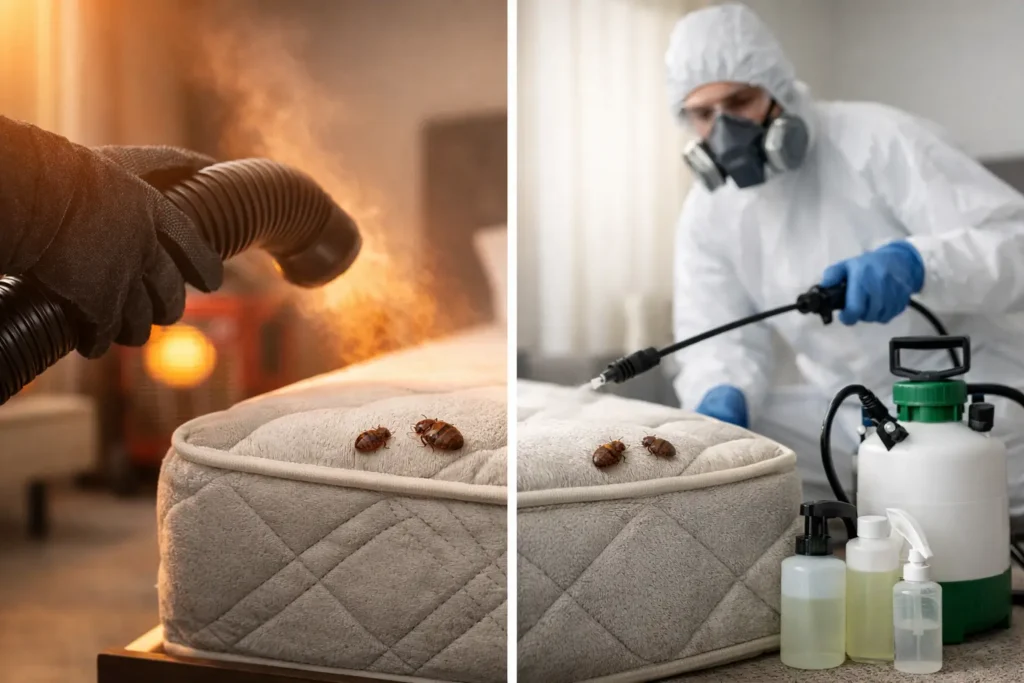 Heat Versus Chemical Bedbug Treatment Compared