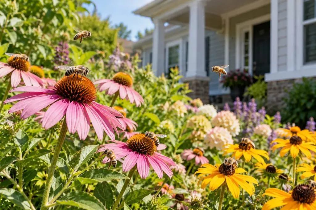 Bees Gathering Around Your House